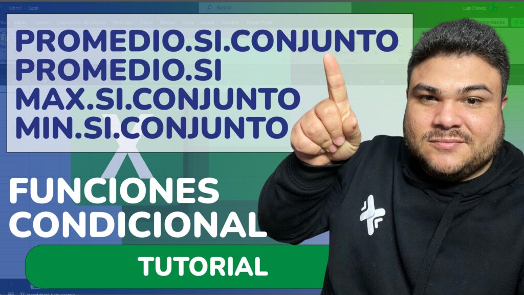 📊 Cómo usar MAX, MIN y PROMEDIO con condicionales en Excel | PROMEDIO.SI y CONJUNTO